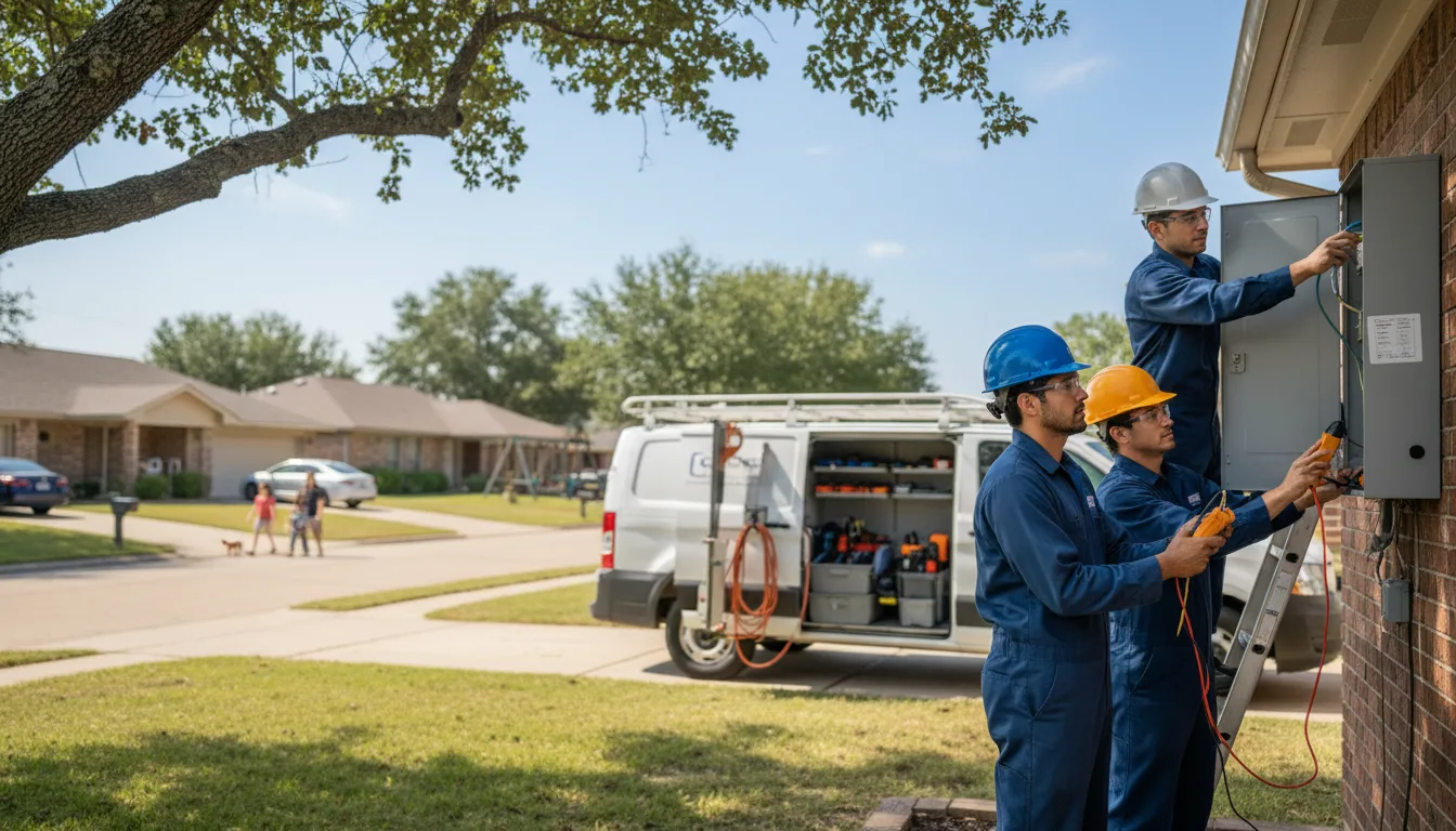 Certified electrician providing emergency electrical services in Phillipsburg, MO